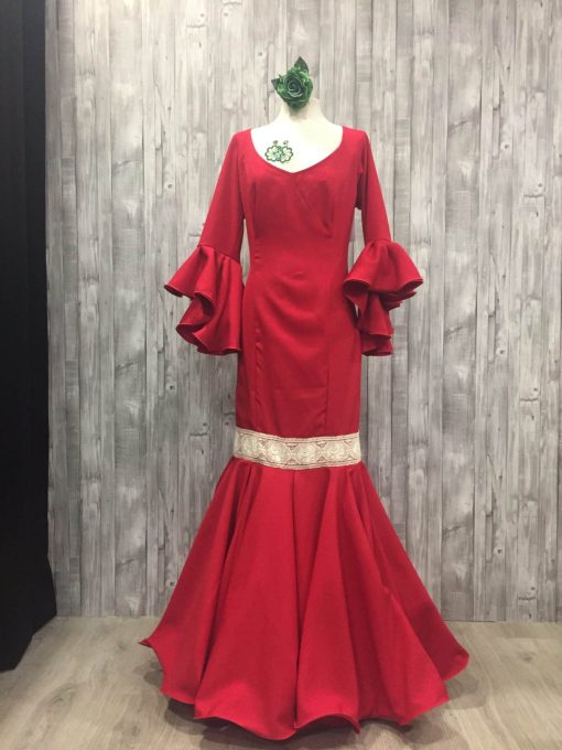 Traje flamenco ROJO.