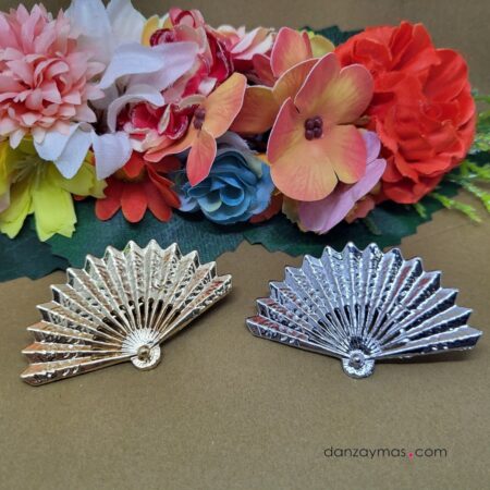 Broche flamenco abanico