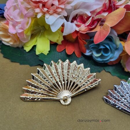 Broche flamenco abanico