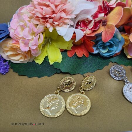 Pendientes de monedas