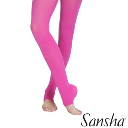 Medias de color para baile con el pie descubierto con la que podrás bailar descalza o con deportivas