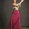 Falda de ensayo flamenco Davedans Valória.