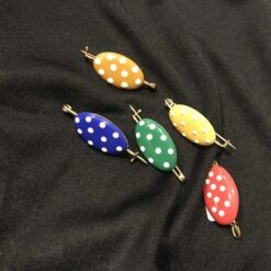 Broche flamenco lunares.