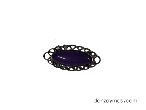 Broche flamenco ovalado