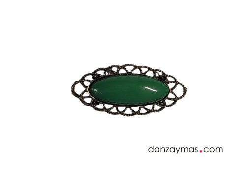 Broche flamenco ovalado
