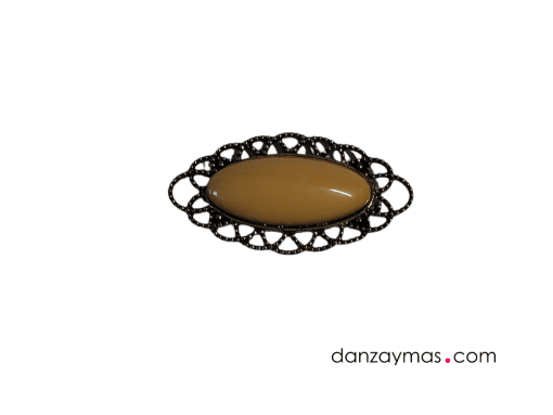 Broche flamenco ovalado