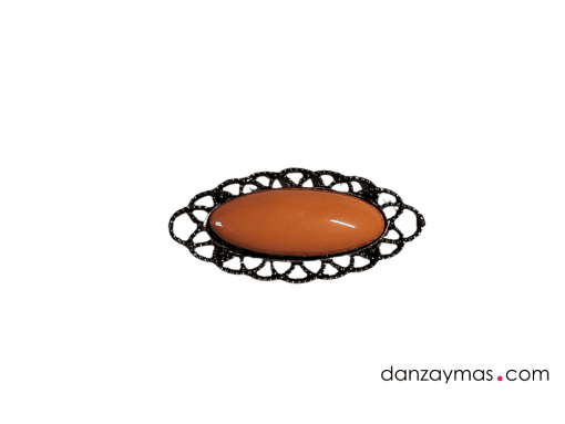 Broche flamenco ovalado
