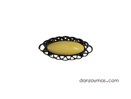 Broche flamenco ovalado