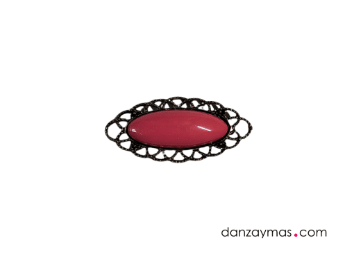 Broche flamenco ovalado