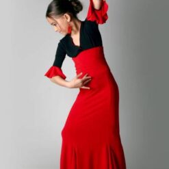 Esta falda flamenca ensayo corte sirena es preciosa