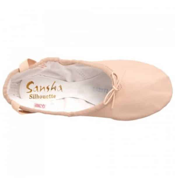 Zapatillas de ballet Sansha Silhouette piel 1168