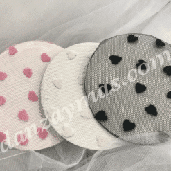 Redecilla moño con corazones.