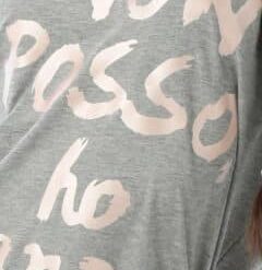 Camisetas baile moderno con logo de Non Posso Ho Danza