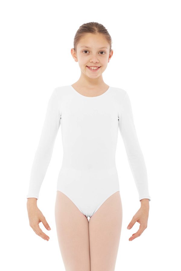 Maillot de baile manga larga blanco