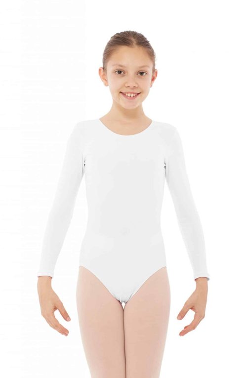 Maillot de baile manga larga blanco