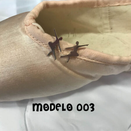 Pendientes bailarina en acero