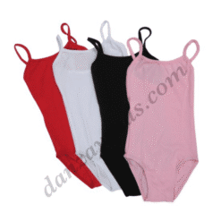 Maillot barato tirante fino danza confeccionado en licra