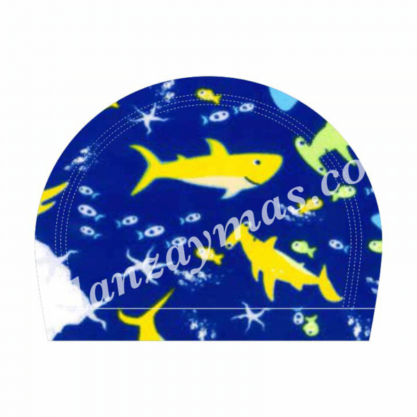 Gorros natación originales en licra para niños y estampado con motivos alegres para lucir en tus entrenamientos