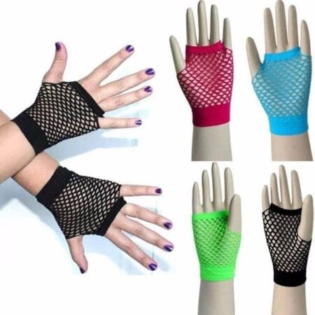 Guantes de red cortos o largos.