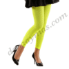 Leggin amarillo flúor para chica talla única de adulta para disfraz , carnaval o para tu comparsa