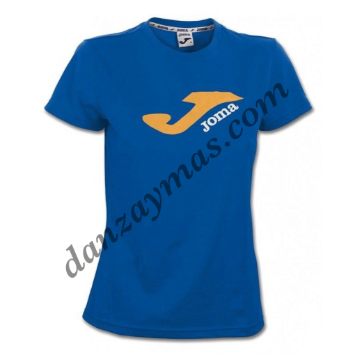 Camisetas de deporte mujer en algodón Joma con logotipo para utilizar en cualquier ocasión tanto deportiva como de ocio