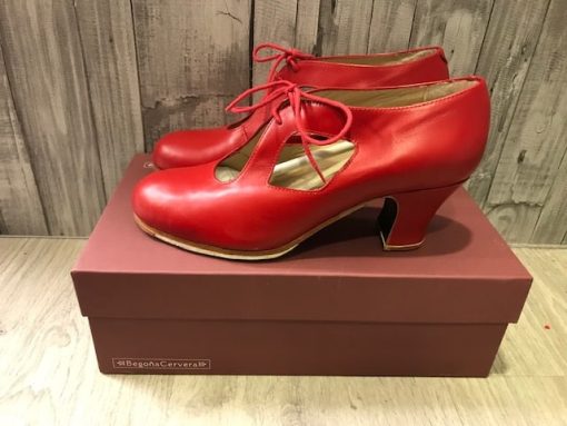 Zapatos de flamenca Cuatro Vientos de Begoña Cervera