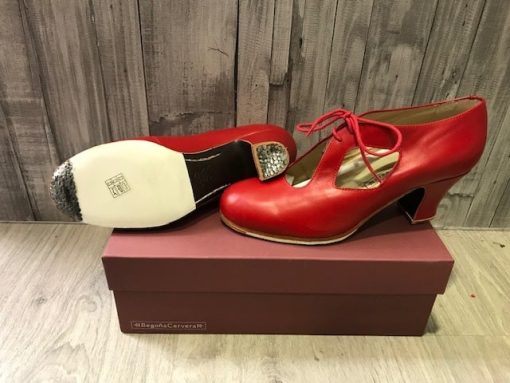Zapatos de flamenca Cuatro Vientos de Begoña Cervera