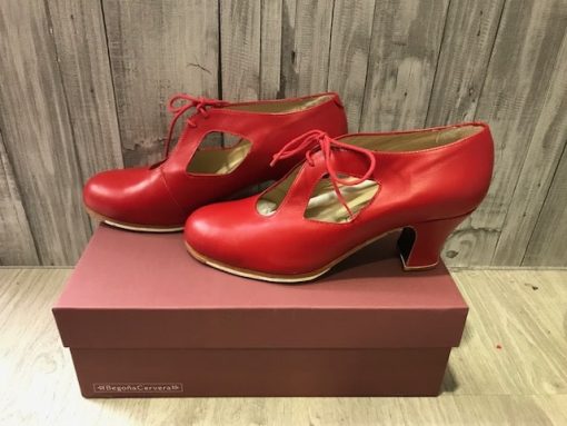 Zapatos de flamenca Cuatro Vientos de Begoña Cervera