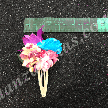 Tocados pelo con flores para niña 173 - Imagen 3