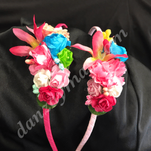 Diademas de flores para niña pensada para cualquier acontecimiento o para usar con tu traje regional murciano