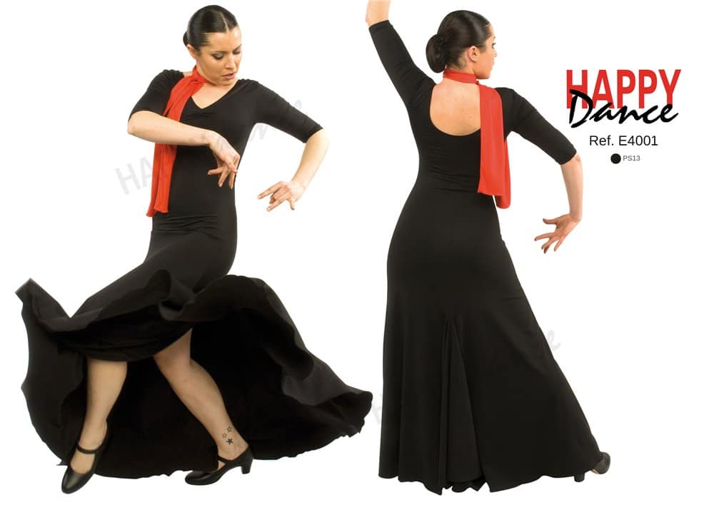 Vestido de ensayo flamenco