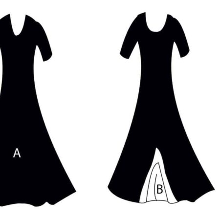 Vestido de ensayo flamenco