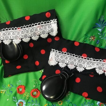 Fundas de castañuelas con acolchado interior para guardarlas de cualquier golpe