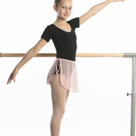 Falda ballet gasa granate