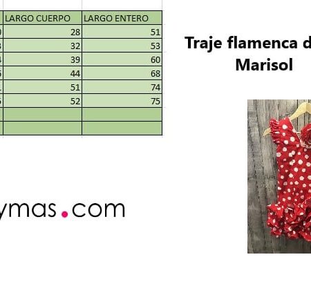 Vestido de flamenca para niña 1340 - Imagen 2