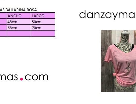Camisetas bailarina rosa - Imagen 4
