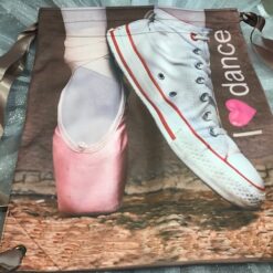 Mochilas para ballet con imagenes de zapatillas de ballet