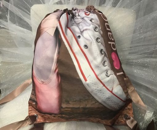 Mochilas para ballet con imagenes de zapatillas de ballet