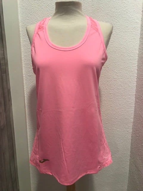 Camiseta rosa chicle nadador con perforaciones para baile o deporte