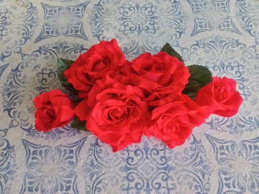 Ramillete de rosas para flamenca