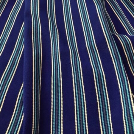 Refajo de listas azul para señora para combinar con el pico y delantal de color