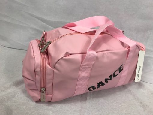 Macuto ballet niña rosa de polipiel con varios bolsillos para llevar todo lo que necesites a tus clases de baile