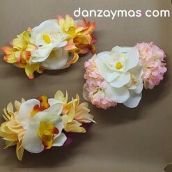 Tocados flores para el pelo mediano