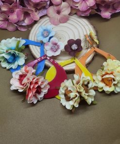 Pendientes de flamenca con florecillas