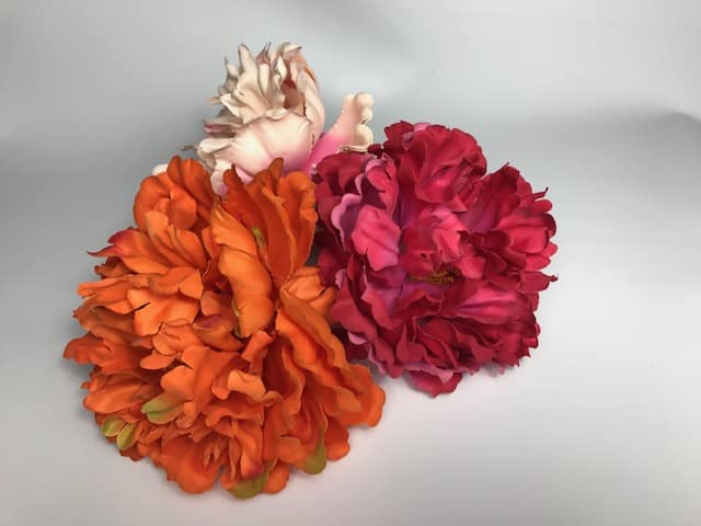 Flor peonia de flamenca 353