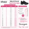 Sneakers negro Tutto Nero 709 10 TABLA TALLAS SNEAKERS TUTTO NERO SANSHA