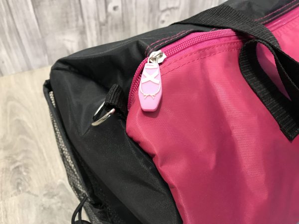 Bolsa ballet rosa con apartados para todo lo que necesitas