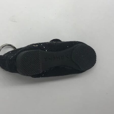 Llavero zapatillas jazz en negro con cordones