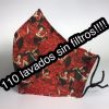 Mascarilla flamenca roja homologada y certificada