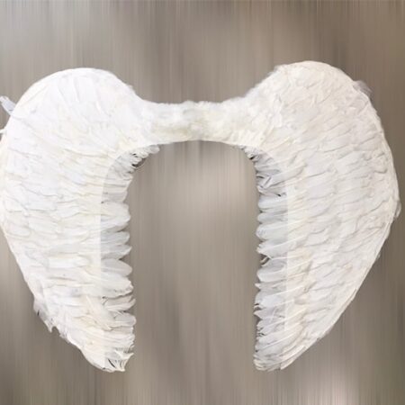Alas de ángel gigantes con plumas